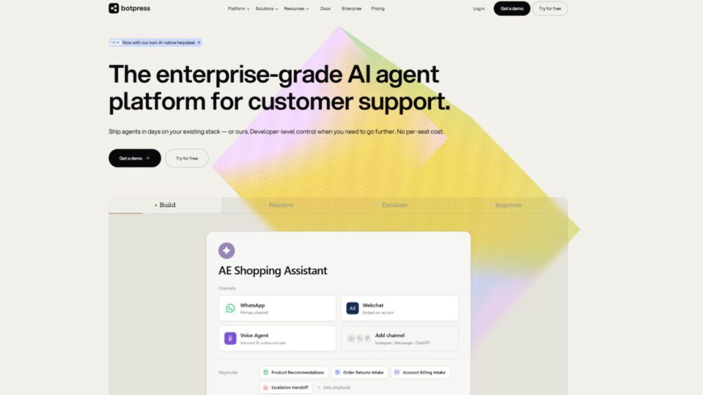 Botpress screenshot