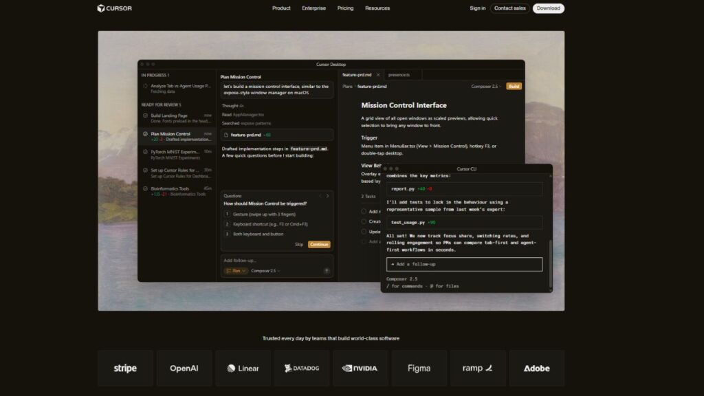Cursor ai screenshot
