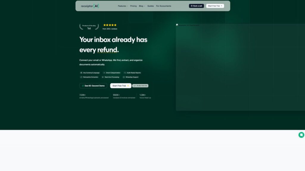 Receiptor AI screenshot